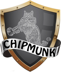 A picture of the chipmunk logo.