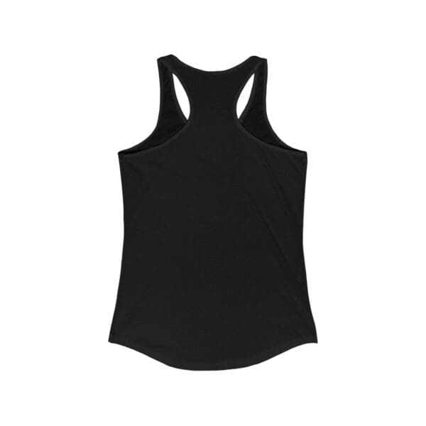 Put Your Lips To Good Use Tanktop in black, shown from the back.