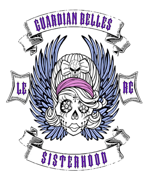 A logo of the guardian belles sisterhood.