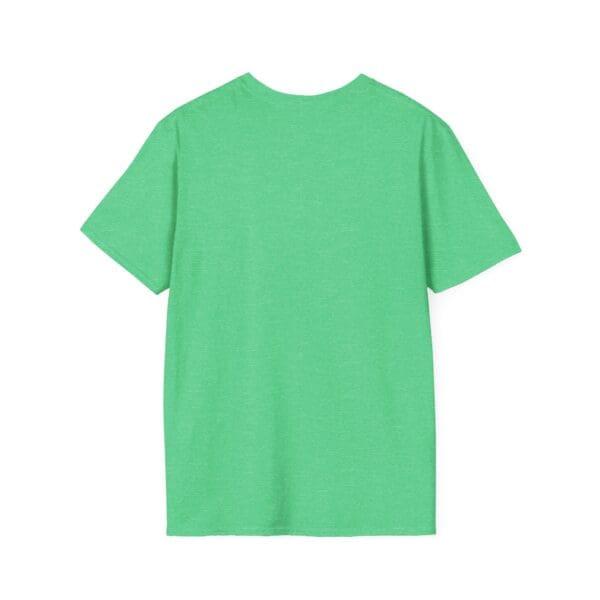 A Chipmunk Retro T-shirt in green is displayed flat and facing backwards on a white background. The T-shirt features short sleeves and a round neckline.