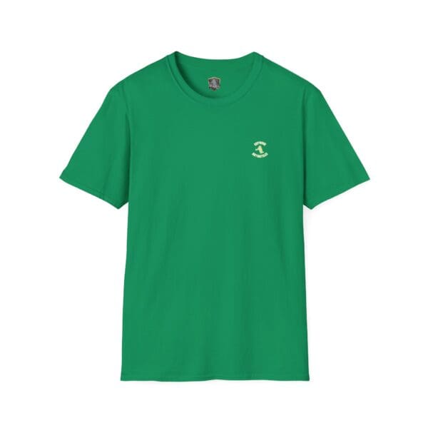 Chipmunk Bobber T-Shirt in green with a small embroidered logo on the left chest.