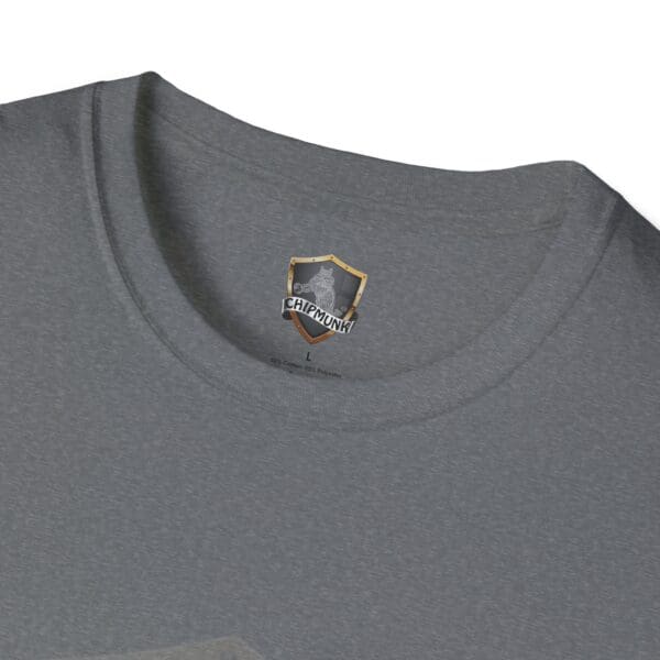 Don't Just Cut Toxic from Your Body, Cut It from Your Life! T-shirt in gray featuring a Chipmunk logo and an inner collar label.