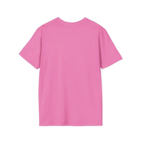 Flat display of the Guiding Star Tee Shirt in pink, featuring its short sleeves and back side.