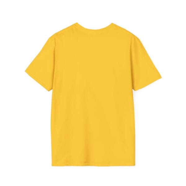 The Guiding Star Tee Shirt, in a plain yellow design, is showcased on a white background with the back side visible.