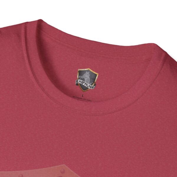 Red Be Kind in Sign Language T-Shirt with a small "Chipmunk" label on the inside of the collar.