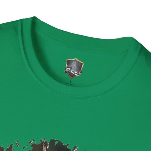 OG Chipmunk T-Shirt with a green color and a large printed graphic on the front.