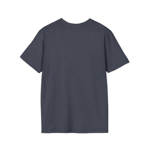 The 'Don't Park Your Plane On My Dingy T-Shirt' is displayed from the back, laid flat in a plain dark grey color.