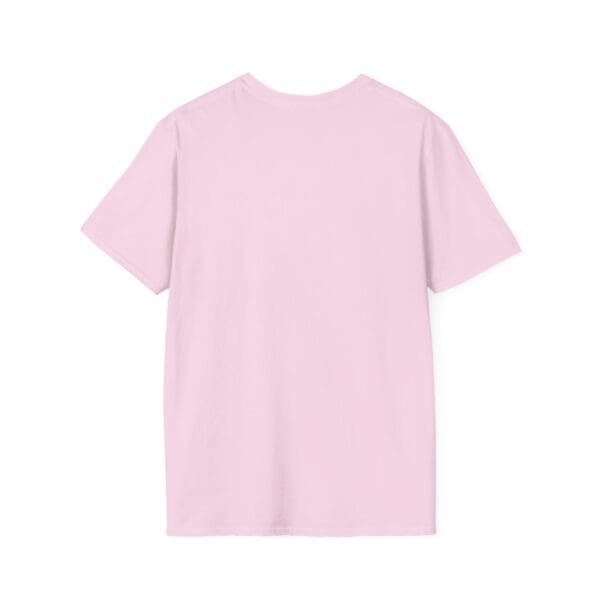 Guiding Star Tee Shirt in plain pink displayed against a white background, shown from the back.