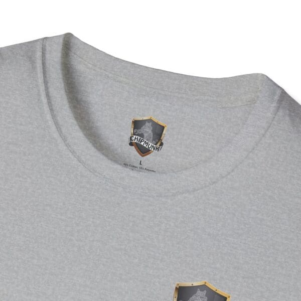 Gray Chipmunk brand "Put Your Lips To Good Use" T-shirt featuring a logo inside the collar and a small emblem on the chest.