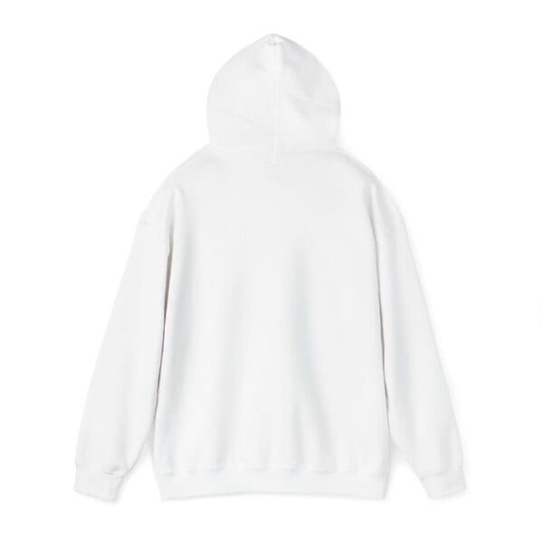 Back view of the Gen X Hoodie, featuring a hood and long sleeves, set against a white background.