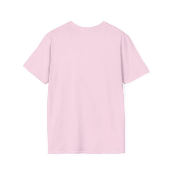 The Generation X Tape T-Shirt is displayed from the back, featuring a plain light pink design on a white background.